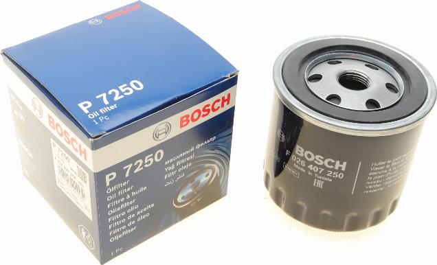 BOSCH F 026 407 250 - Oil Filter autospares.lv