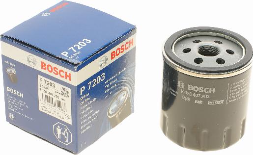 BOSCH F 026 407 203 - Oil Filter autospares.lv