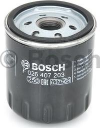 BOSCH F 026 407 203 - Oil Filter autospares.lv