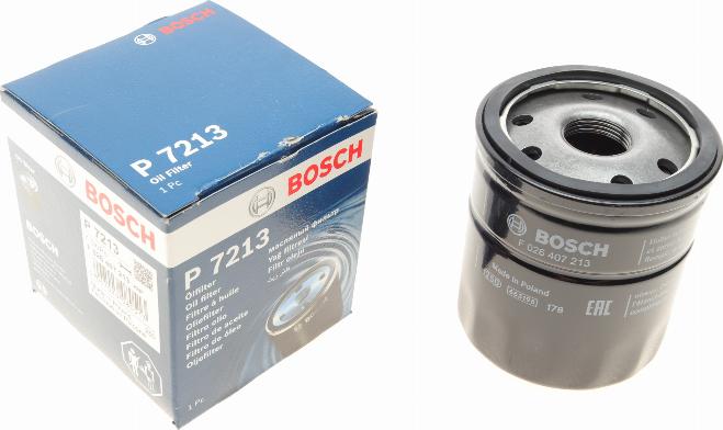 BOSCH F 026 407 213 - Oil Filter autospares.lv