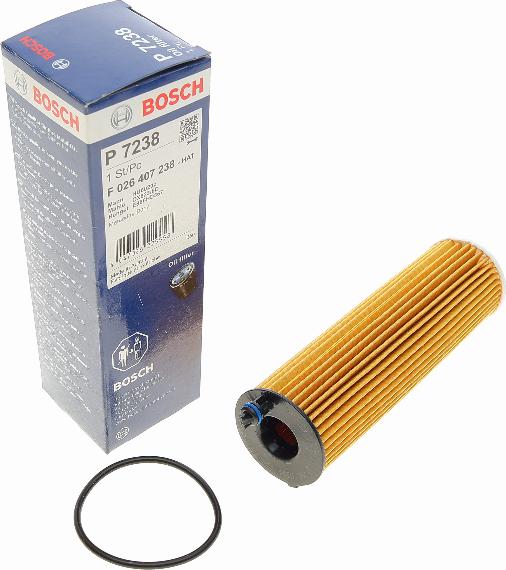 BOSCH F 026 407 238 - Oil Filter autospares.lv