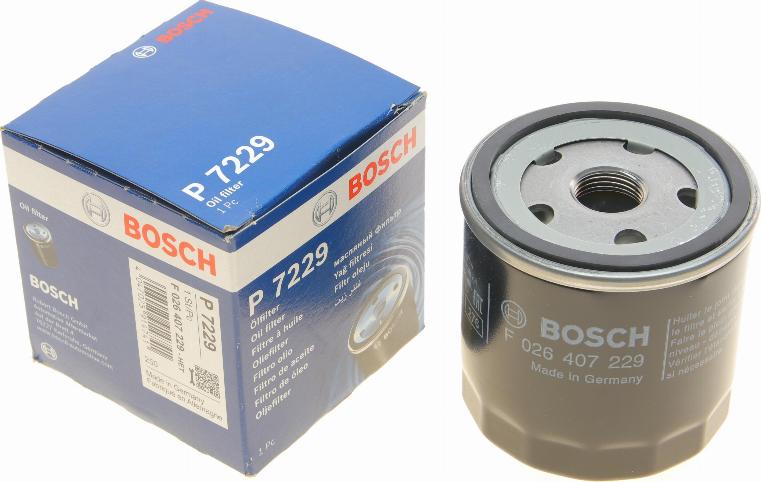 BOSCH F 026 407 229 - Oil Filter autospares.lv