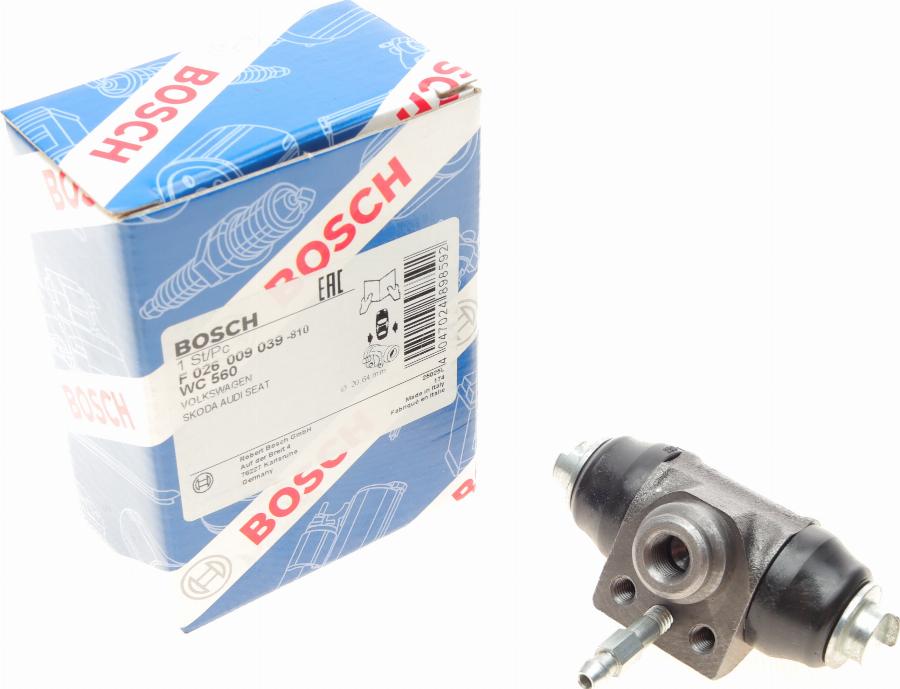 BOSCH F 026 009 039 - Wheel Brake Cylinder autospares.lv