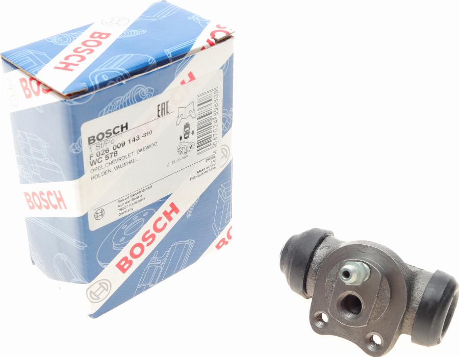 BOSCH F 026 009 143 - Wheel Brake Cylinder autospares.lv