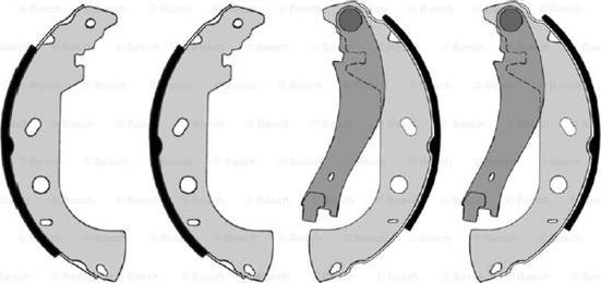 BOSCH F 026 004 559 - Brake Shoe Set autospares.lv