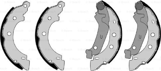 BOSCH F 026 004 570 - Brake Shoe Set autospares.lv