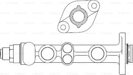 BOSCH F 026 003 944 - Brake Master Cylinder autospares.lv