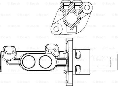 BOSCH F 026 003 943 - Brake Master Cylinder autospares.lv