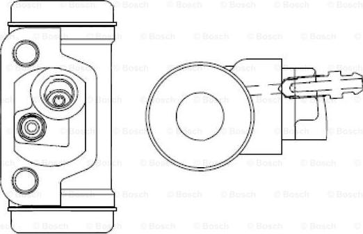 BOSCH F 026 002 357 - Wheel-brake Cylinder Kit autospares.lv