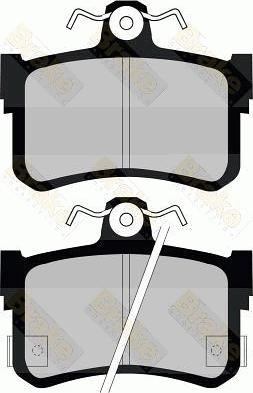 BENDIX 571938 - Brake Pad Set, disc brake autospares.lv