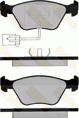 Valeo 671778 - Brake Pad Set, disc brake autospares.lv