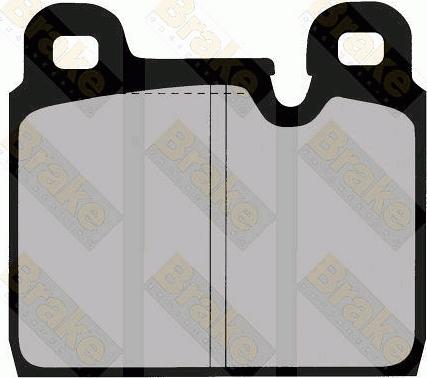 Brake Engineering PA916 - Brake Pad Set, disc brake autospares.lv