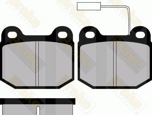 Brake Engineering PA937 - Brake Pad Set, disc brake autospares.lv