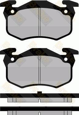 FTE 9005064 - Brake Pad Set, disc brake autospares.lv