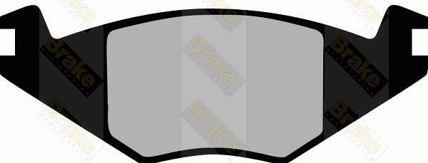 Brake Engineering PA448 - Brake Pad Set, disc brake autospares.lv