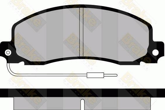 ATE 27 0460 1001 2 - Brake Pad Set, disc brake autospares.lv