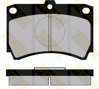 Brake Engineering PA469 - Brake Pad Set, disc brake autospares.lv