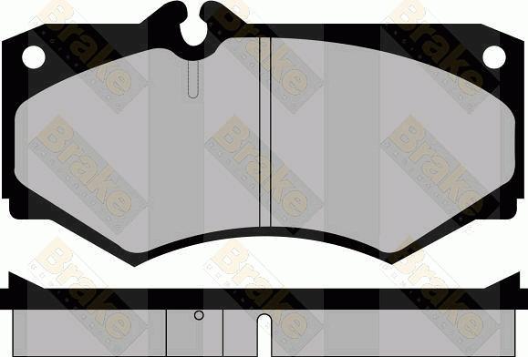 Brake Engineering PA419 - Brake Pad Set, disc brake autospares.lv