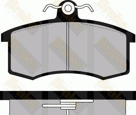 Brake Engineering PA481 - Brake Pad Set, disc brake autospares.lv