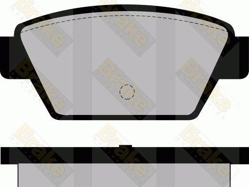 Brake Engineering PA470 - Brake Pad Set, disc brake autospares.lv