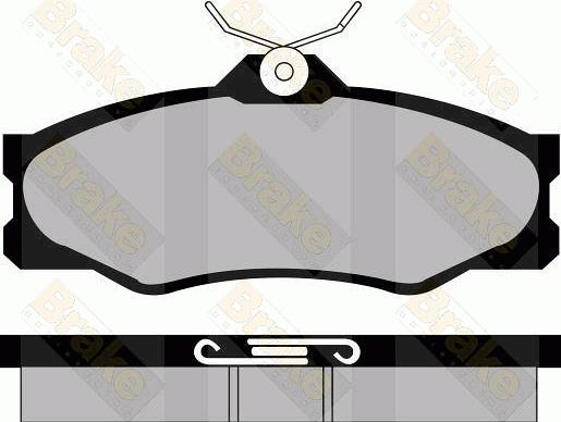 Brake Engineering PA478 - Brake Pad Set, disc brake autospares.lv