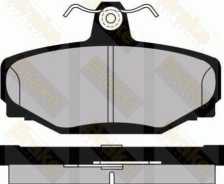 Quinton Hazell QFD5005AF - Brake Pad Set, disc brake autospares.lv