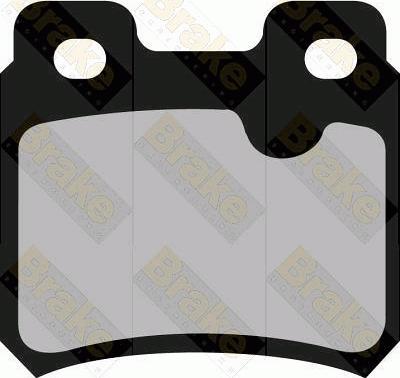 Brake Engineering PA512 - Brake Pad Set, disc brake autospares.lv