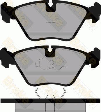 AUTO DELTA DP397 - Brake Pad Set, disc brake autospares.lv