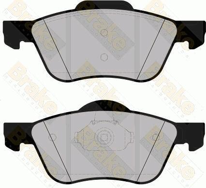 Brake Engineering PA1466 - Brake Pad Set, disc brake autospares.lv