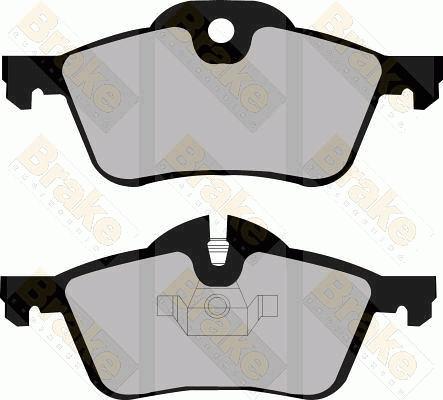 Brake Engineering PA1404 - Brake Pad Set, disc brake autospares.lv