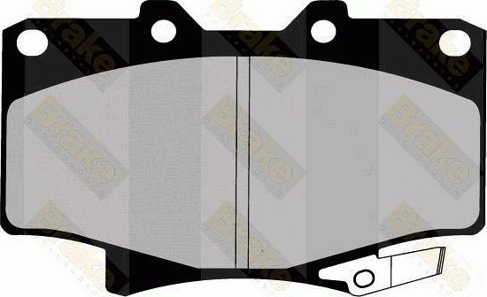 Brake Engineering PA1411 - Brake Pad Set, disc brake autospares.lv