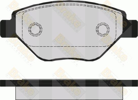 KRAFT AUTOMOTIVE 6005137 - Brake Pad Set, disc brake autospares.lv