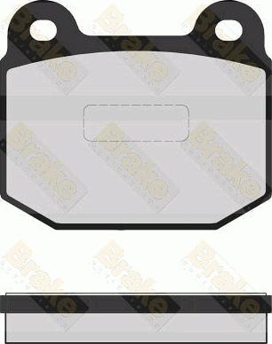 Brake Engineering PA1592 - Brake Pad Set, disc brake autospares.lv