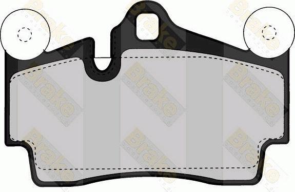 Brake Engineering PA1549 - Brake Pad Set, disc brake autospares.lv