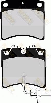 Brake Engineering PA1567 - Brake Pad Set, disc brake autospares.lv