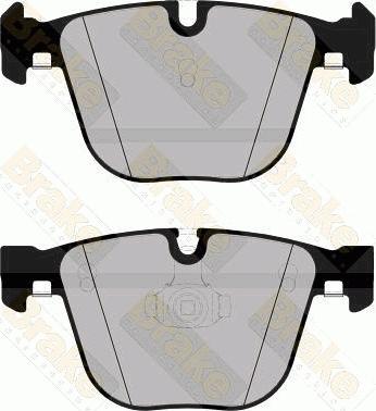 Brake Engineering PA1519 - Brake Pad Set, disc brake autospares.lv