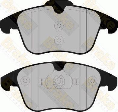 Brake Engineering PA1695 - Brake Pad Set, disc brake autospares.lv