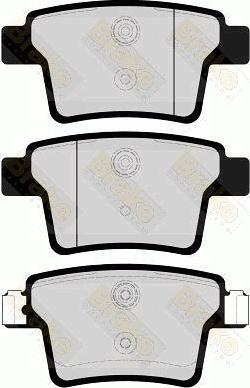 Brake Engineering PA1669 - Brake Pad Set, disc brake autospares.lv