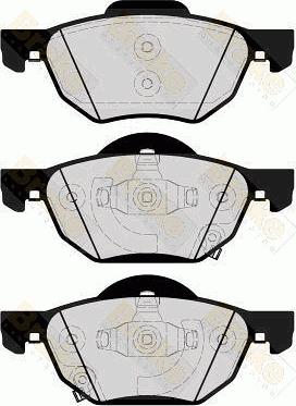 Brake Engineering PA1639 - Brake Pad Set, disc brake autospares.lv