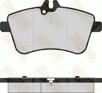 Starline BD S660P - Brake Pad Set, disc brake autospares.lv