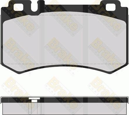 ATE 604819 - Brake Pad Set, disc brake autospares.lv