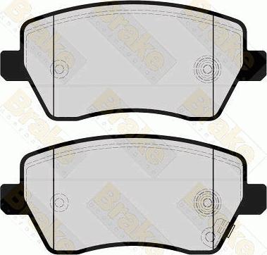 Brake Engineering PA1679 - Brake Pad Set, disc brake autospares.lv