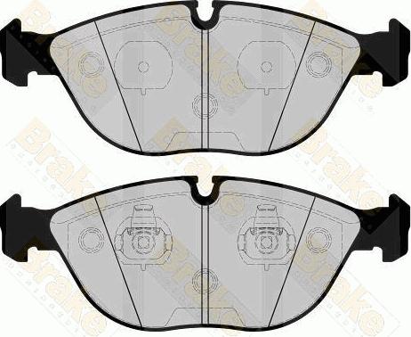 Brake Engineering PA1062 - Brake Pad Set, disc brake autospares.lv