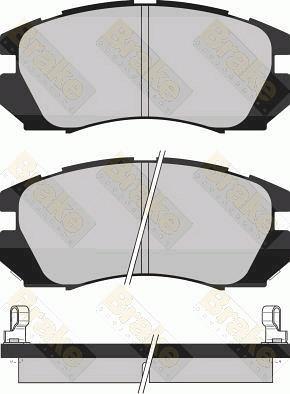 AUTO DELTA DP069 - Brake Pad Set, disc brake autospares.lv