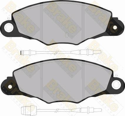 Brake Engineering PA1145 - Brake Pad Set, disc brake autospares.lv