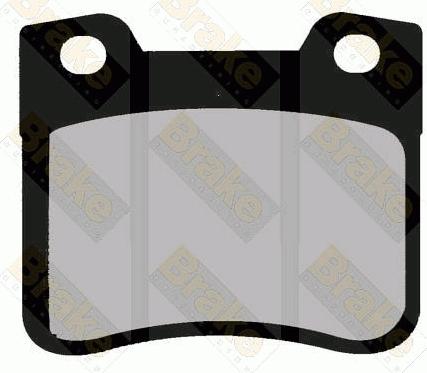 Brake Engineering PA1142 - Brake Pad Set, disc brake autospares.lv