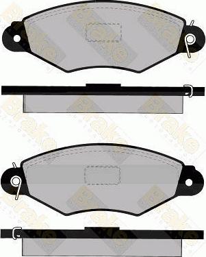 Spidan 32761 - Brake Pad Set, disc brake autospares.lv