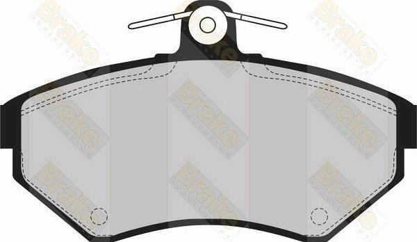 Brake Engineering PA1186 - Brake Pad Set, disc brake autospares.lv