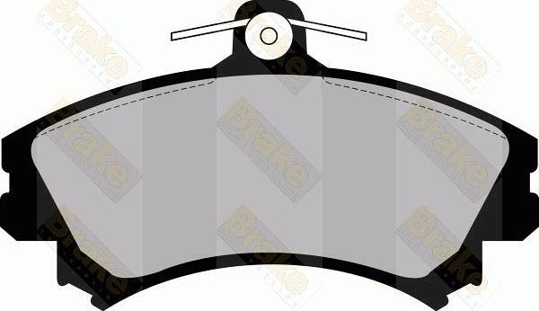 Brake Engineering PA1132 - Brake Pad Set, disc brake autospares.lv