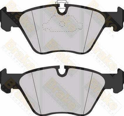 Brake Engineering PA1121 - Brake Pad Set, disc brake autospares.lv